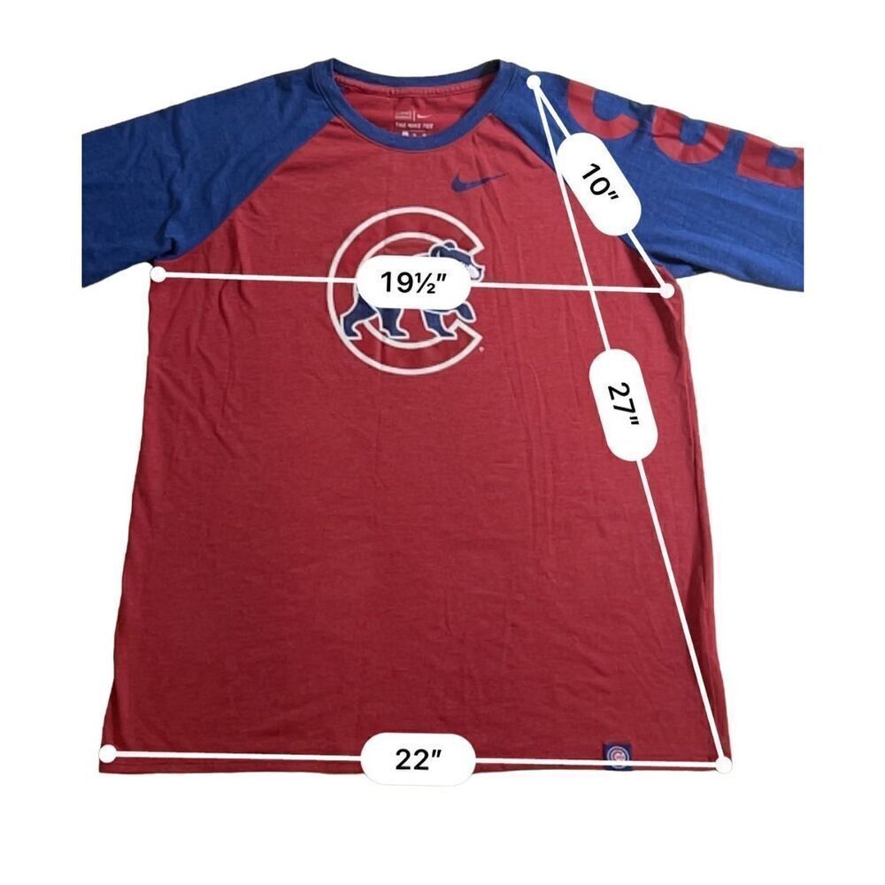 Nike MLB Chicago Cubs Jersey tee size XL - Picture 3 of 9